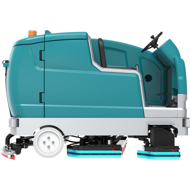 X20C Endüstriyel Zemin Yıkayıcı, Tek Makinede Ovma ve Süpürme İki İşlevli