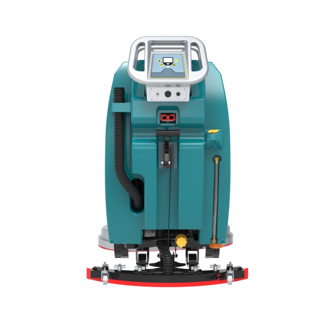 X850 çift 17 inç fırçalı arkadan yürümeli zemin yıkayıcı