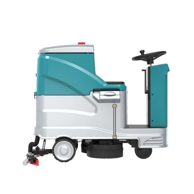 X8 21 inç tekli fırça Üzerine binilebilen zemin temizleyici