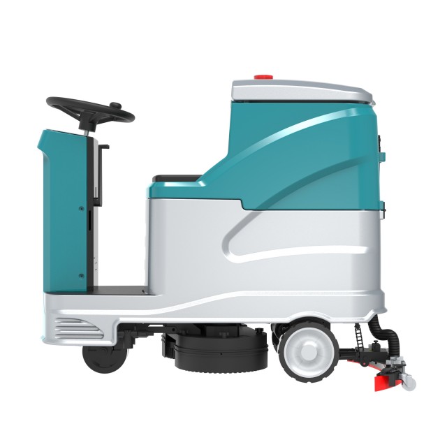 X8 21 inç tekli fırça Üzerine binilebilen zemin temizleyici